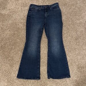 a.n.a Dark Blue Flare Women's Jeans